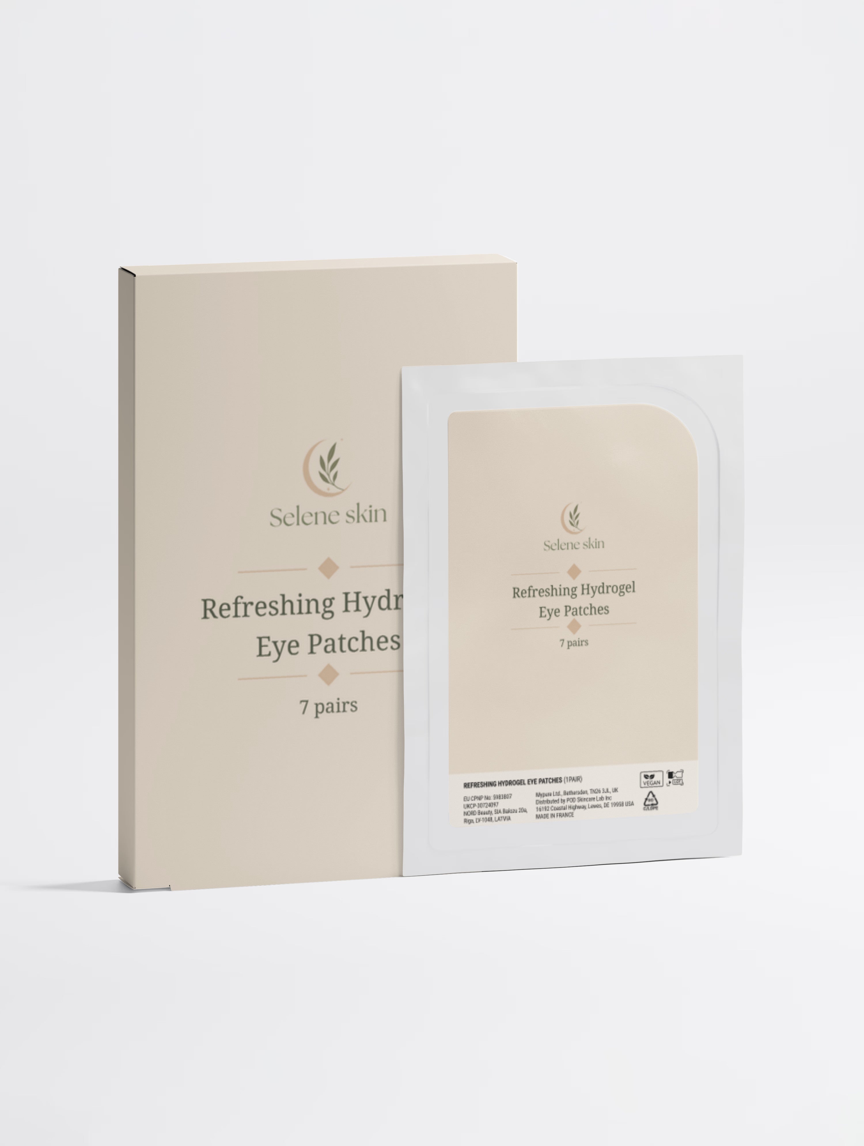 Anti-Fatigue Hydrogel Eye Patches